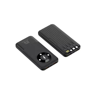 สินค้าขายดี พาวเวอร์แบงค์พกพา 20000mAh ชาร์จเร็ว หน้าจอ LED พร้อมสายชาร์จ 4 เส้น สำหรับโทรศัพท์มือถือ เหมาะสำหรับกิจกรรมกลางแจ้ง - Product Image 6