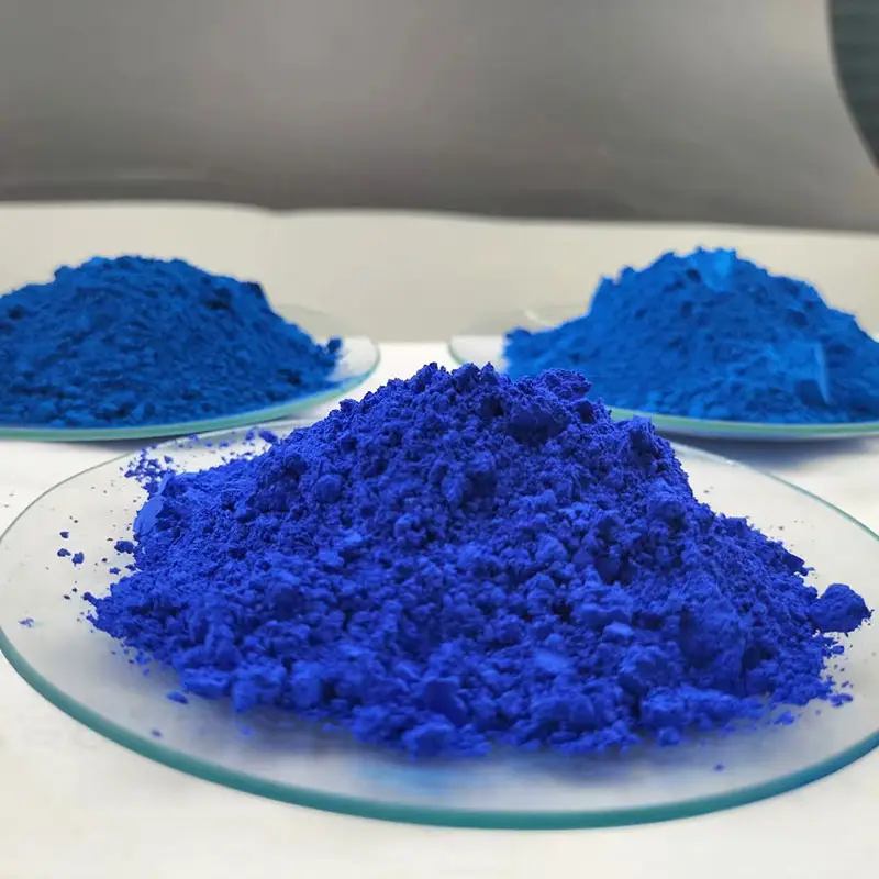 Vente en gros de poudre de pigment phtalocyanine bêta bleu d'oxyde de fer pour peintures pavés aquarelle Art bougie encre à colorant