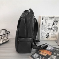Prix usine nouvelle tendance sac à dos d'affaires hommes sac à dos grande capacité voyage collège étudiant en cuir ordinateur portable sac