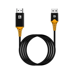 4K HDTV에서 USB-C 비디오 변환기 케이블 맥북/메이트북 노트북 오디오 비디오 지원 용 10Gbps 초고속 어댑터