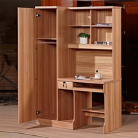 Armoire moderne en MDF pour chambre à coucher et hôtel Table d'ordinateur Designs stylés Vente d'usine Réglable pour la maison ou le salon Meubles