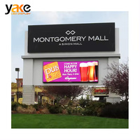 Écran LED extérieur étanche IP65, écran vidéo mural extérieur P4 P6 P6.67 P8 P10, grand écran publicitaire LED
