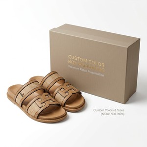 Sandali piatti da donna di lusso con intaglio a H, in rafia intrecciata, ciabatte estive casual da spiaggia, all'ingrosso OEM ODM Fabbrica D4 - Product Image 3