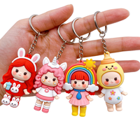Porte-clés personnalisé 3D en caoutchouc souple 2D, écologique, durable, avec logo personnalisé