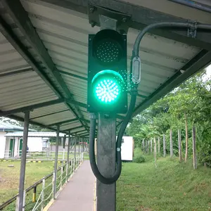 Traffic Signal Led Lights Aluminum Housing 100mm LED Red Green Traffic Light FAMA TRAFFIC