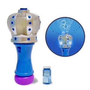 क्राउन कार्टून मिनी बुलबुला wand लाइट अप खिलौना w/95 मिलीलीटर बुलबुले समाधान बच्चों पार्टी लड़कों और लड़कियों के लिए आउटडोर मज़ा - Product Image 2