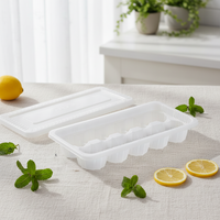Boîtes en plastique personnalisables, jetables, écologiques, en PP, à 10 compartiments, pour aliments congelés, recyclables, de qualité alimentaire, avec couvercles