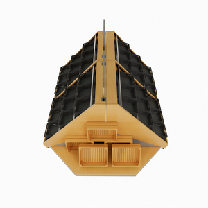 Étagère de présentation de légumes double face en bois et métal, durable et pratique, taille personnalisée - Product Image 5