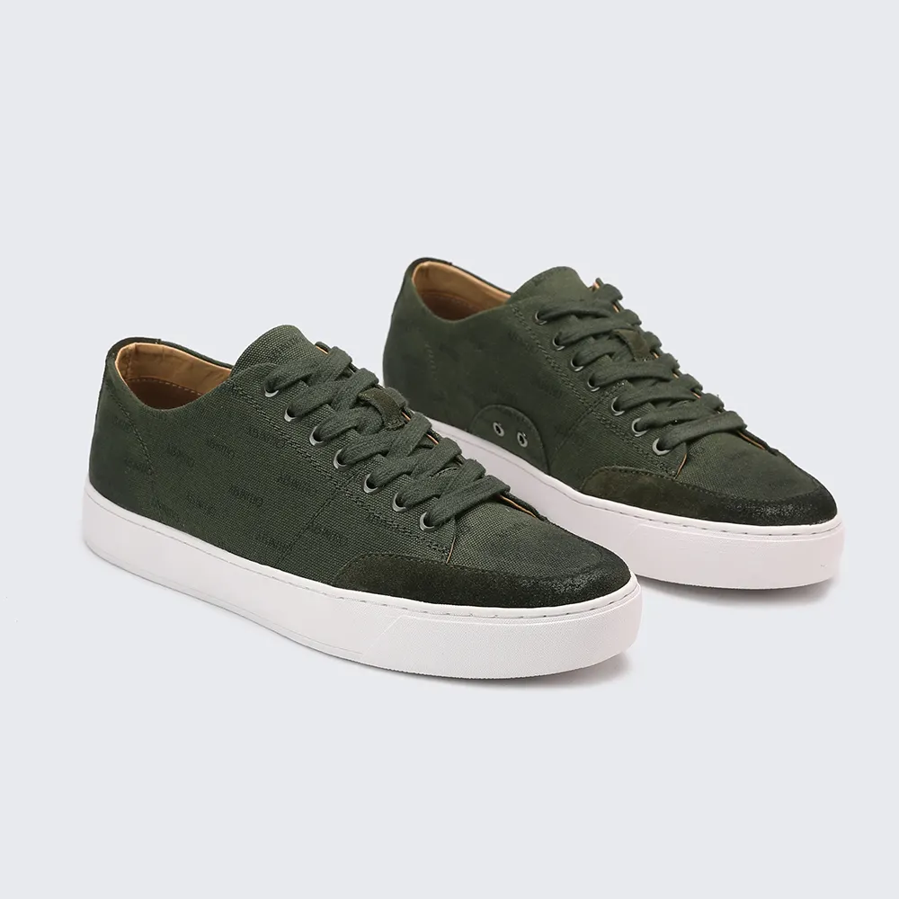 Oem Custom Platform Casual Suede Leather Men Canvas Shoes Sneakers Shoes
