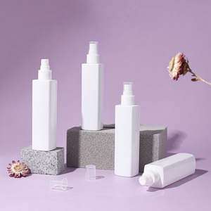 10 ชิ้น 200 มล. ขวดสเปรย์พลาสติกสีขาวทรงสี่เหลี่ยม - Product Image 3