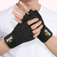 Guantes de Fitness Extendidos, Transpirables, Resistentes al Desgaste, de Medio Dedo, Otros Guantes de Soporte para Barras, Equipo de Gimnasio, Levantamiento de Pesas