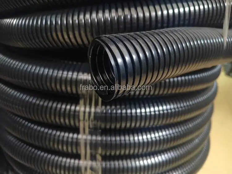 easy assembly two layer double split plastic electrical corrugated PP flexible conduit for wind power