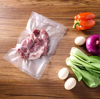 Sacs de congélation transparents pour sceller les aliments, sacs de conservation sous vide en plastique personnalisés