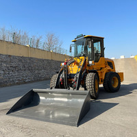 Mini-chargeuse sur pneus Everun 2 tonnes ER920, moteur diesel, durable pour les exploitations agricoles humides et les chantiers boueux, entretien facile