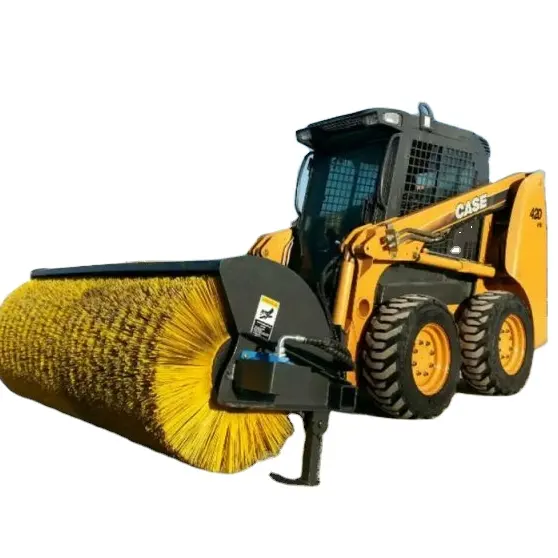 High Quality Adjustable Angle Snow Brush Broom Gasoline Powered Snow Sweeper Road Snow Sweeper For Sale