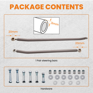 Kit de direction MaXpeedingrods, biellettes de direction pour <span class=keywords><strong>Jeep</strong></span> Comanche MJ ZJ 1993 1994 1995-1998, utilisation hors route uniquement - Product Image 4