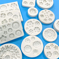 Outil de gâteau Multi marguerite fleur Silicone moule moule gâteau de mariage Fondant gâteau décoration argile moules