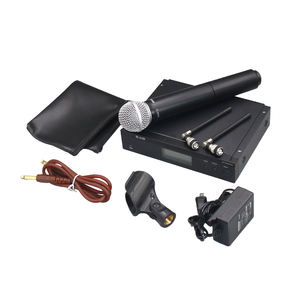 BLX24R BLX4R BETA58 <span class=keywords><strong>PG58</strong></span> UHF Sistema de micrófono de karaoke inalámbrico Micrófono de mano Metal Negro Micrófono inalámbrico - Product Image 3