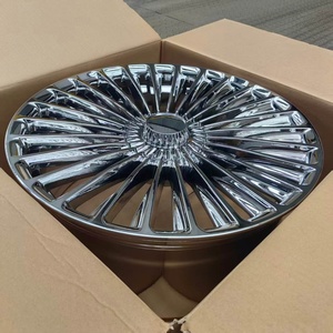 Jantes en alliage d'aluminium chromé multicouches Flow Formed BLACK CAMEL 5X112PCD 18-19 pouces pour <span class=keywords><strong>Mercedes</strong></span> W211-W223/W447/W177 - Product Image 4