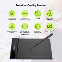 Tablette graphique de dessin numérique VEIKK 6*4 pouces à zone active S640 pour concepteur, vente en gros