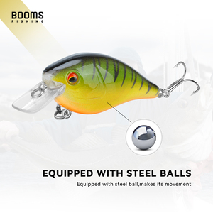 Leurre Crankbait Artificiel Flottant Personnalisé en Usine avec Hameçon Triple pour la Pêche au <span class=keywords><strong>Silure</strong></span> et au Saumon en Rivière, Lac et Ruisseau - Product Image 4