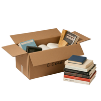 Caja de cartón corrugado RSC mediana personalizada, laminado mate brillante en relieve, embalaje de producto portátil, ventaja UV, envío