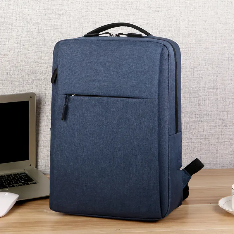 Tas Punggung Oxford Bisnis Pria, Ransel Komputer Laptop dengan Tahan Guncangan untuk Uniseks