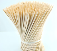 Brochettes de barbecue jetables en bambou de haute qualité, biodégradables, 20/25/30/35 cm, ustensiles de service alimentaire multi-usages