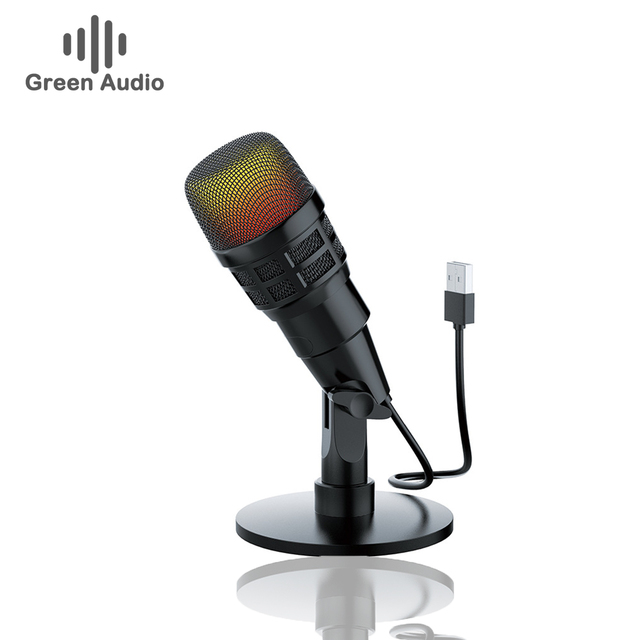 GAM-V3Pro Best USB Condenser Microphone with RGB Lighting for Gaming Plug and Play Mic for PC & Mobile