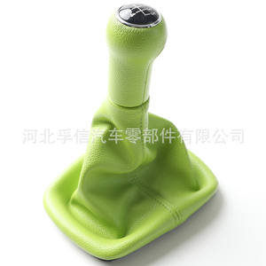 Pommeau de levier de vitesse en cuir vert 5 6 vitesses ergonomique pour Golf 4 - Product Image 4