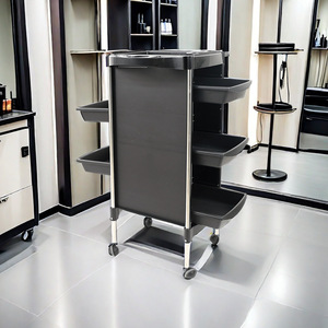 Hair Salon Storage Rack Salon <b>Tool</b> Cart Hair Styling and Beauty <b>Tool</b> Cart Hand-pushed Beauty Cart Factory Straightening Machine - Product Image 2