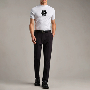 Camiseta Deportiva Personalizada con Estampado a Base de Agua, 200 g/m², Corte Regular, para Hombre, Estilo Clásico, Absorbe la Humedad, Cuello Redondo - Product Image 3
