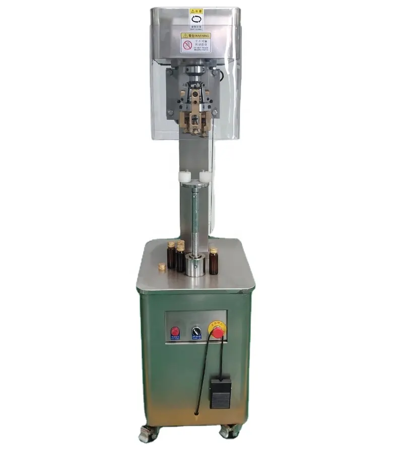 Semi automatic glass jar capping machine glass bottle sealer machine on sales