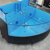Réservoir en fibre de verre avec refroidisseur pour restaurant, supermarché, hôtel, poissons vivants, homard d'Australie, fruits de mer