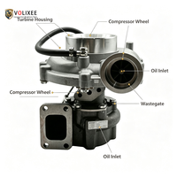 Turbocompresseur K26 pour moteur diesel d'excavatrice KATO avec soupape de décharge, turbocompresseur de la série K26, pièce de rechange de rechange