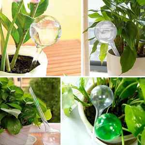 Sistema di <span class=keywords><strong>Irrigazione</strong></span> <span class=keywords><strong>a</strong></span> <span class=keywords><strong>Goccia</strong></span> con Bulbi in Plastica Trasparente Auto-Irriganti per Piante da Interno/Esterno Facile Installazione Varie Dimensioni - Product Image 6