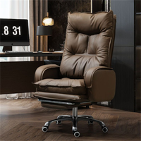 Chaise de patron peut s'allonger Massage moderne ergonomique en cuir synthétique confortable chaise de bureau sédentaire chaise d'ordinateur en gros