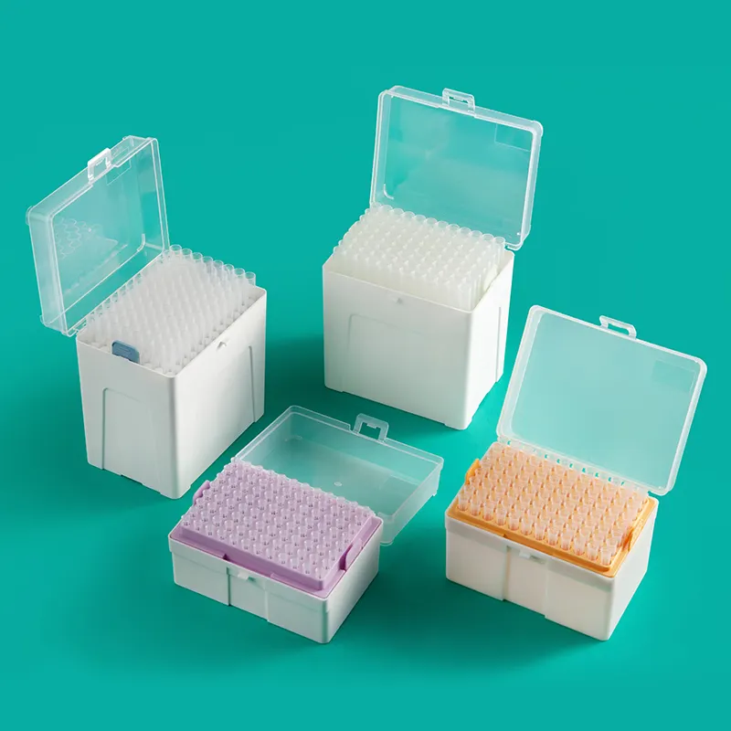 Laboratório Descartável Pp Plástico Filtrado Esterilizado Micro Pipeta Dicas Com Filtro Rack Box 10ul 100ul 200ul 1000ul