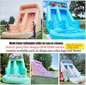 Castello Gonfiabile Commerciale da Esterno Bianco con Piscina di Palline e Scivolo, Scivolo d'Acqua Gonfiabile - Product Image 2