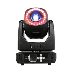 ไฟ LED BSW 3 1 กำลังไฟ 200W แบบเคลื่อนย้ายได้ พร้อมลำแสงโกโบ สำหรับงานดีเจ ดิสโก้ เอฟเฟคเวที แสง DMX512 แสงวอชสีขาว แสงแอมเบียนท์แบบวงแหวน - Product Image 2