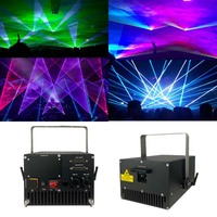 Luz Láser RGB de Alta Calidad de 8W 10W 15W 20W, Impermeable, de Aluminio, con Efecto de Animación, para Discotecas, Bodas, DJ, Clubes y Fiestas