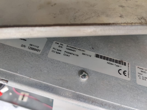 Convertisseur de fréquence EATON SVX9000 30HP, 480V N1 E/BR Chop Alfa <span class=keywords><strong>Pnl</strong></span> modèle SVX050A1-4A1N1 PX0087411N 50A 25kW authentique d'origine VFD - Product Image 5