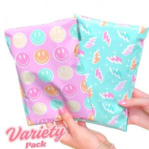 Sacs d'expédition biodégradables à adhésif puissant, sacs d'expédition en polyéthylène à fond plat, sacs d'expédition pour colis express, sacs d'expédition pour vêtements - Product Image 1