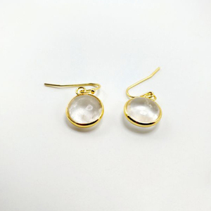 Boucles <span class=keywords><strong>d</strong></span>'oreilles pour femmes en cristal clair œil de tigre B1501, charme en améthyste, labradorite, pierre précieuse, <span class=keywords><strong>boucle</strong></span> <span class=keywords><strong>d</strong></span>'<span class=keywords><strong>oreille</strong></span> à crochet, luxe - Product Image 4