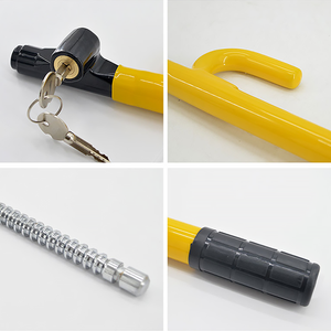 Serrure de volant Xiangta avec <span class=keywords><strong>2</strong></span> clés Sécurité universelle de volant de voiture réglable et serrure anti-effraction pour voiture - Product Image 6