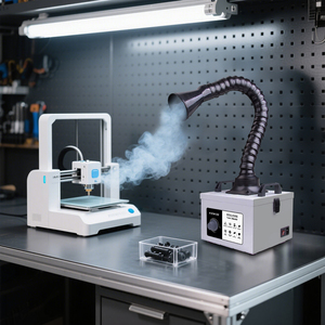 Máy hút khói laser hàn KNOKOO 100W FES150S, máy lọc không khí để bàn, bộ lọc khói, thiết bị hút khói cho hàn laser và in 3D - Product Image 1