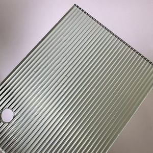 1220x2440mm trang trí ép đùn rõ ràng sọc kết cấu reeded tấm Acrylic 5mm 6mm 8mm rãnh tấm nhựa - Product Image 1