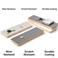 Non-Toxic High Density Rubber Wood Board Easy to Clean Matte Surface Rubber Wood Timber for Home Interior Decor