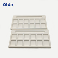 Emballage en pulpe moulée à froid pour marque de cils de luxe et emballage de boîtes cosmétiques durables avec surface lisse
