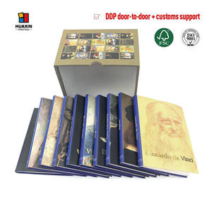 Impresión de Libros de Tapa Dura Personalizados de Alta Calidad con Estilo de Pintura al Óleo, con Estampado en Dorado, Encuadernación Cosida y Caja de Empaque - Product Image 3